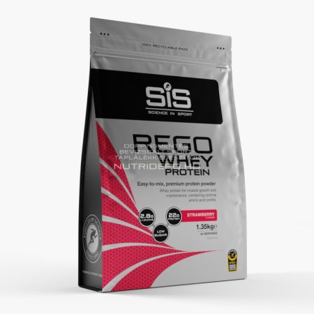 SiS REGO Tejsavófehérje italpor - 1.35kg - Eper