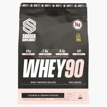 Soccer Supplement WHEY90 tejsavófehérje izolátum - 1kg - Süti & Tejszín